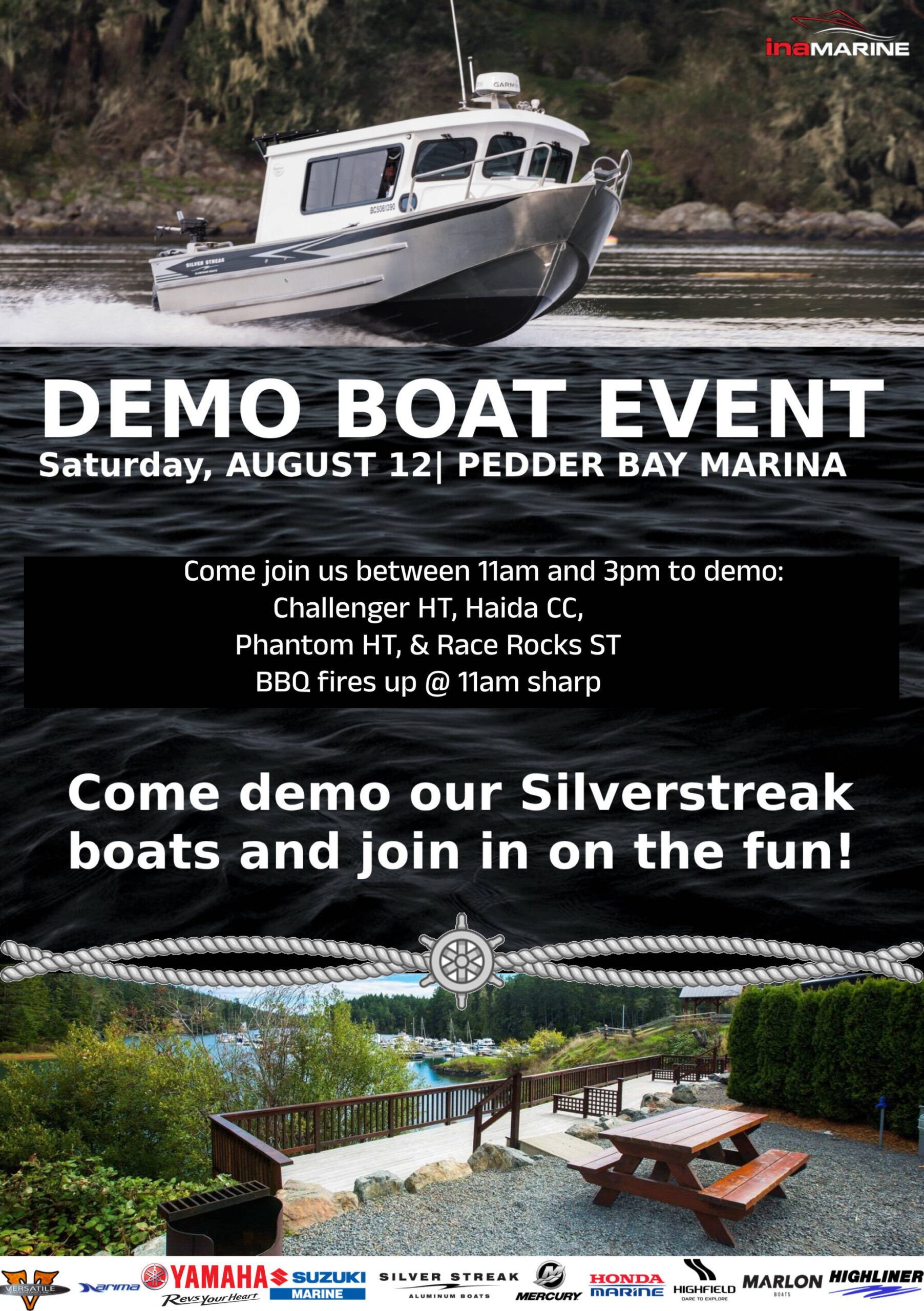 Join the Ina Marine team at their special Demo Boat Day Event!