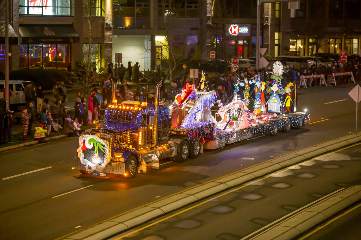A festively decorated truck from the 2021 Truck Parade. - Photo credit to Colin Smith.