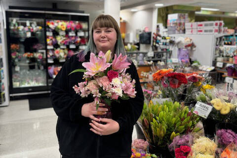 “We’re more than just a place to buy flowers; we help our customers celebrate important moments in their lives.” says Lily Walroth, the flower manager at Sobey’s Sylvan Lake. Photo courtesy of Sobey’s.
“We’re more than just a place to buy flowers; we help our customers celebrate important moments in their lives.” says Lily Walroth, the flower manager at Sobey’s Sylvan Lake. Photo courtesy of Sobey’s.